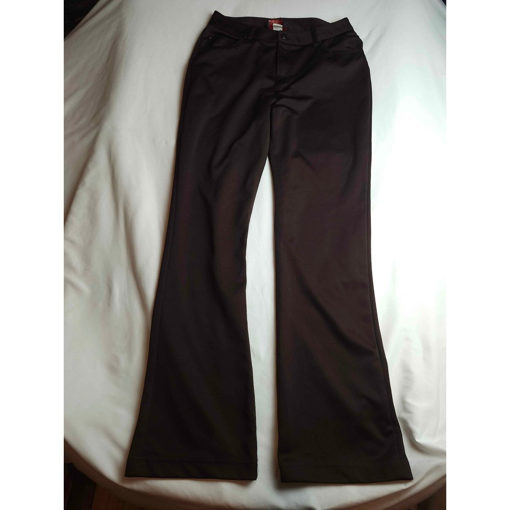 Joe Benbasset Brown Flare Leg Trousers Womens Size 10 Dark Brown